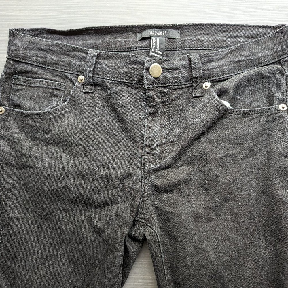Forever 21 black skinny jeans